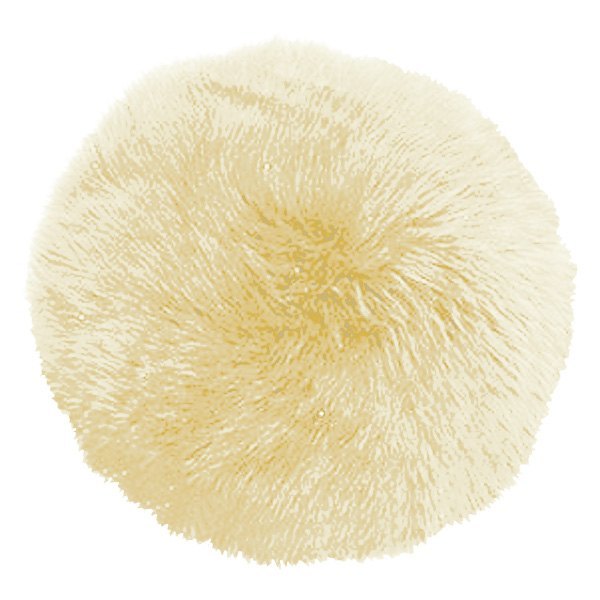 US Sheepskin® 9679-01 - Sheepskin Round Pillow - CAMPERiD.com