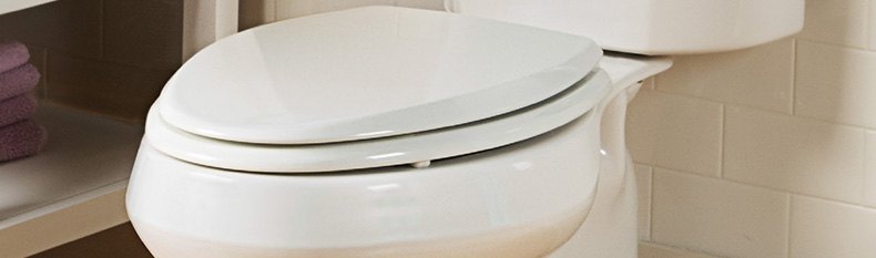 Toilet Seat Round w Non-Tarnish Oil Rubbed Bronze Hinges Bemis 44OR 000 White 